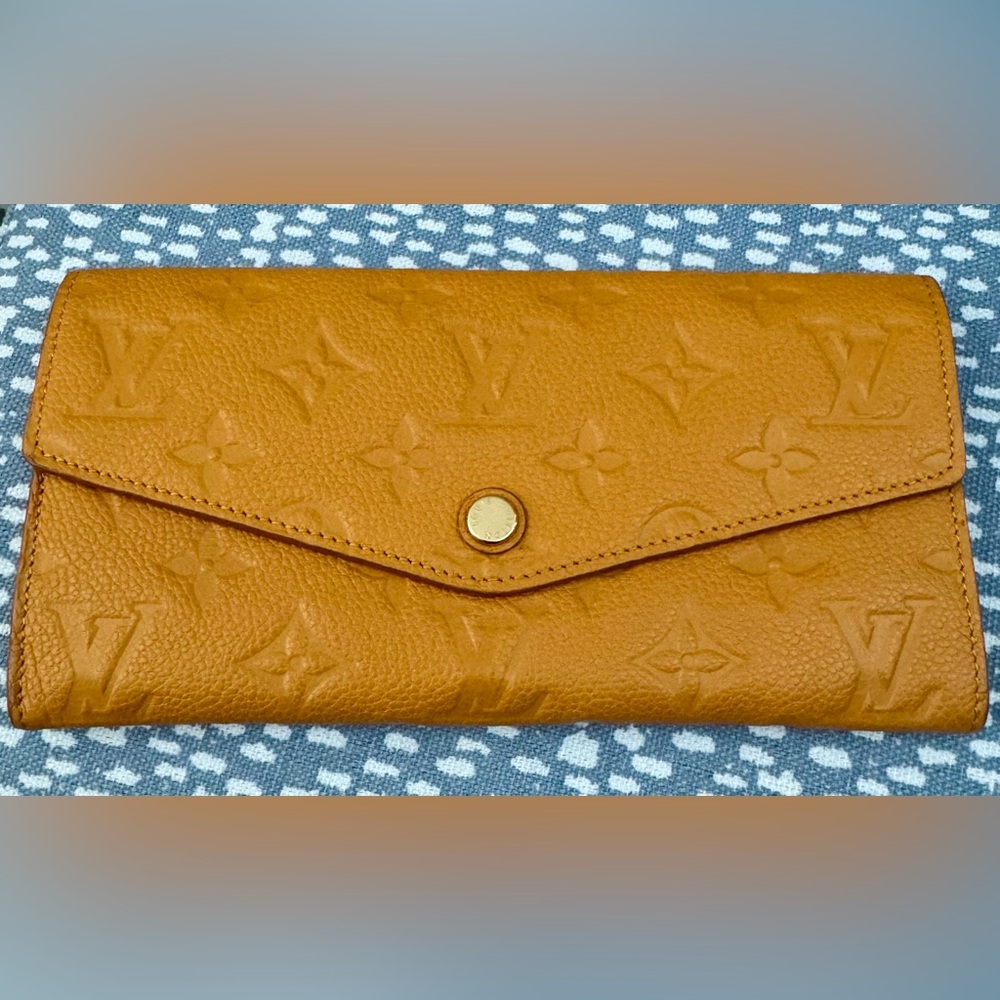 Louis Vuitton Tan Leather Wallet